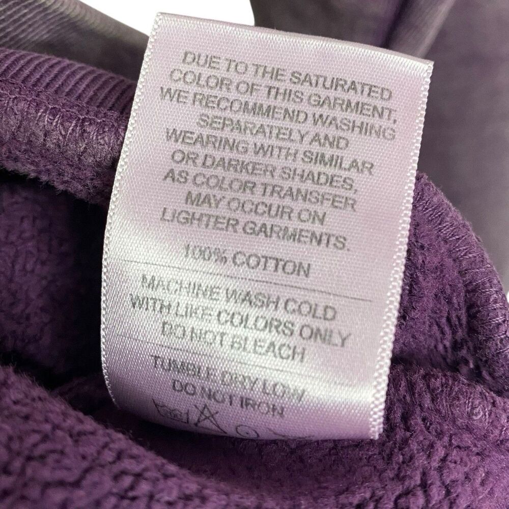 American Giant Vintage Pullover Unisex XS Italian Plum Mineral Wash Hoodie NWT - Picture 9 of 11